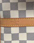 Louis Vuitton White Leather Speedy Bandouliere 30 Shoulder Bag