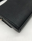 Guess Black Mini Lyndi Mini Flap Crossbody Bag