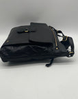 Leder Buck FatFace Ava Black Backpack