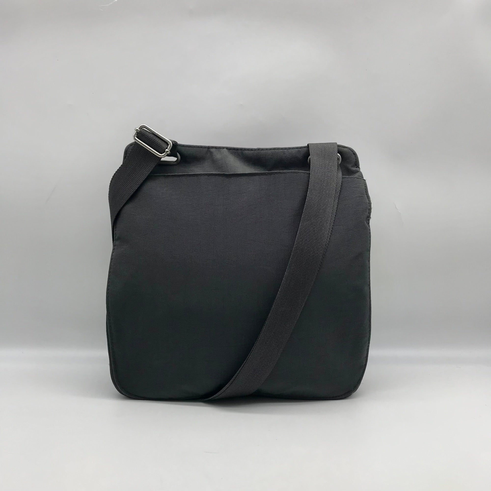 Baggallini Gray Nylon North South Crossbody