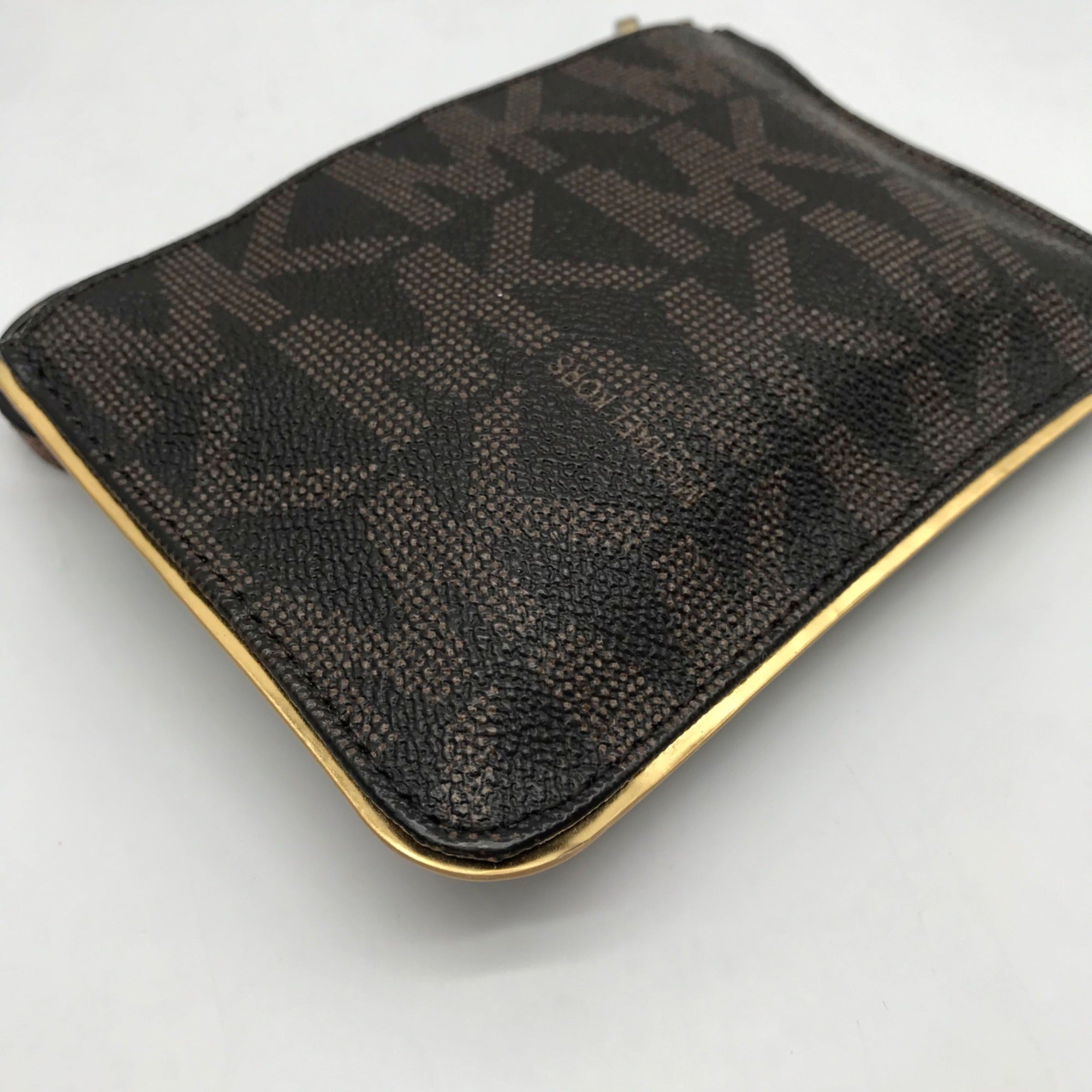 Michael Kors Brown Leather Jet Set Wristlet