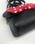 Kate Spade Black Saffiano Leather Minnie Mouse Crossbody Bag