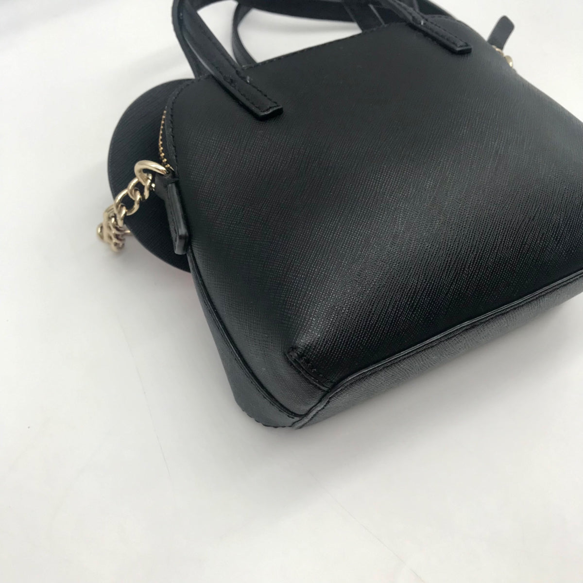 Kate Spade Black Saffiano Leather Minnie Mouse Crossbody Bag