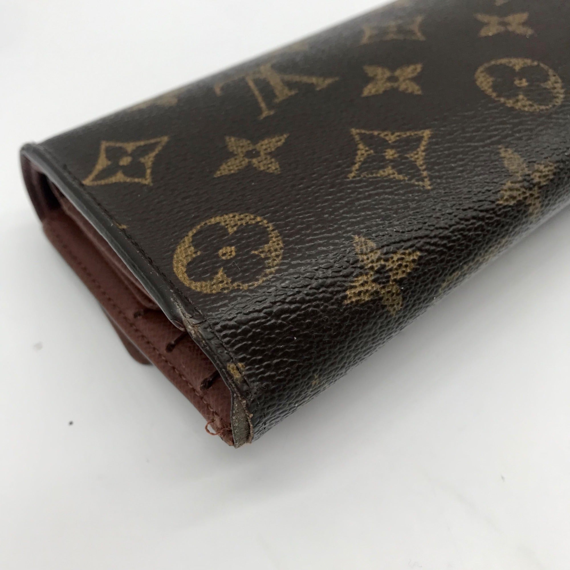 Louis Vuitton Brown Monogram Coated Canvas Snap Wallet
