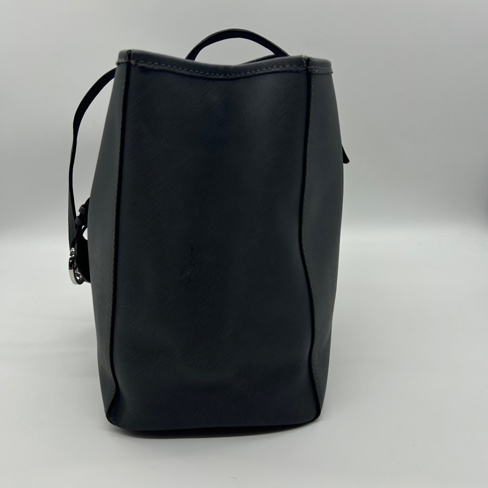Michael Kors Grey Saffiano Leather Travel Tote Bag