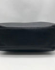 Badgley Mischka Black Leather Maya Tote Bag