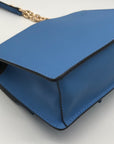 Michael Kors Blue Saffiano Leather Greenwich Small Crossbody Bag