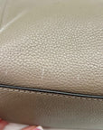 Coach Soft Grey Turn-lock Chain Tote Bag 57107