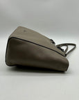 Coach Soft Grey Turn-lock Chain Tote Bag 57107