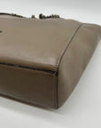 Coach Soft Grey Turn-lock Chain Tote Bag 57107
