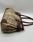 Rafe Totengco Snake-Embossed Satchel