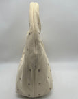Sam Edelman Faren Rhinestone Medium Beige Suede Hobo