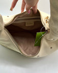 Sam Edelman Faren Rhinestone Medium Beige Suede Hobo