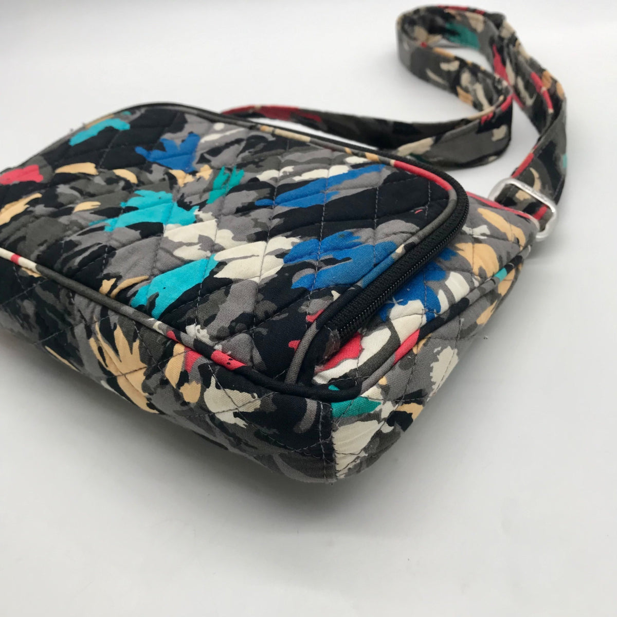 Vera Bradley Hipster Multicolor Splash Pattern Crossbody Bag