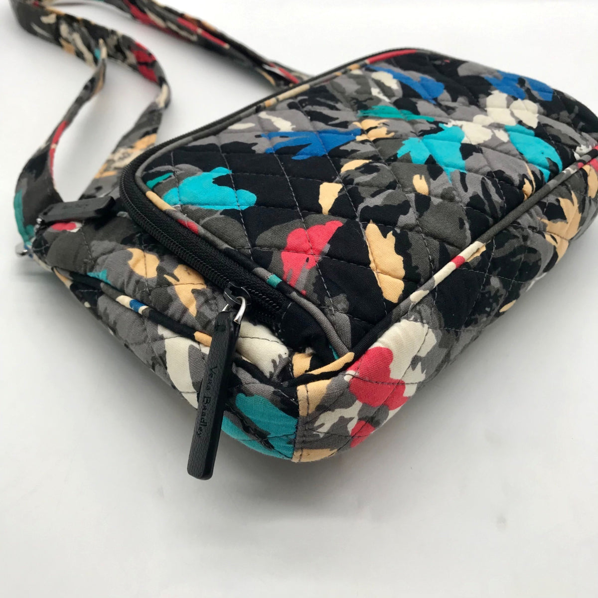 Vera Bradley Hipster Multicolor Splash Pattern Crossbody Bag