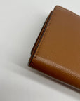 Tory Burch Brown Pebbled Leather Wallet