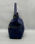 Tignanello Blue Leather Hobo or Shoulder Bag