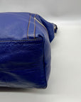 Tignanello Blue Leather Hobo or Shoulder Bag