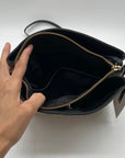 Nine West Beige Pebbled Faux Leather Crossbody Bag