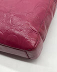 Coach Purple Patent Leather Gallery Embossed Tote Bag F19818