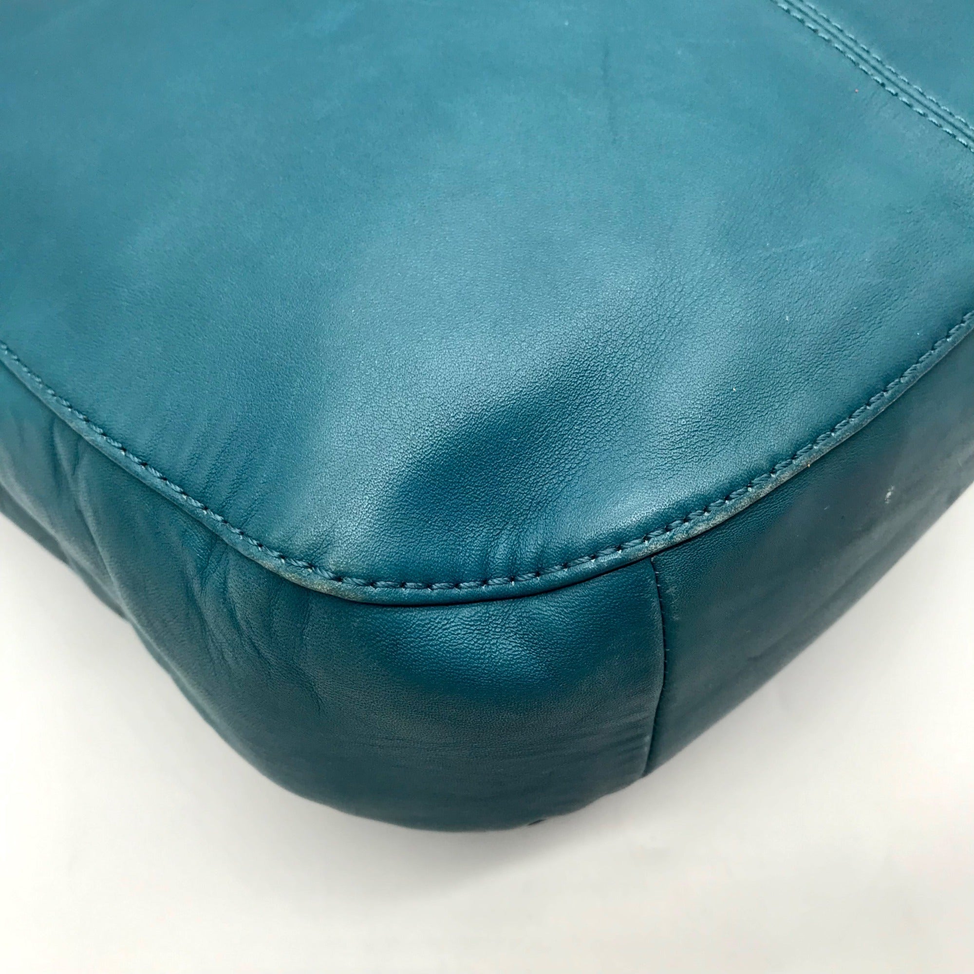 Coach Blue Leather Vintage  Chelsea Buckle Convertible Crossbody F14018