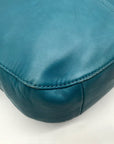 Coach Blue Leather Vintage  Chelsea Buckle Convertible Crossbody F14018