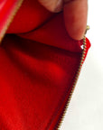 Louis Vuitton Red Leather Epi Pochette Accessorie