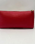 Louis Vuitton Red Leather Epi Pochette Accessorie