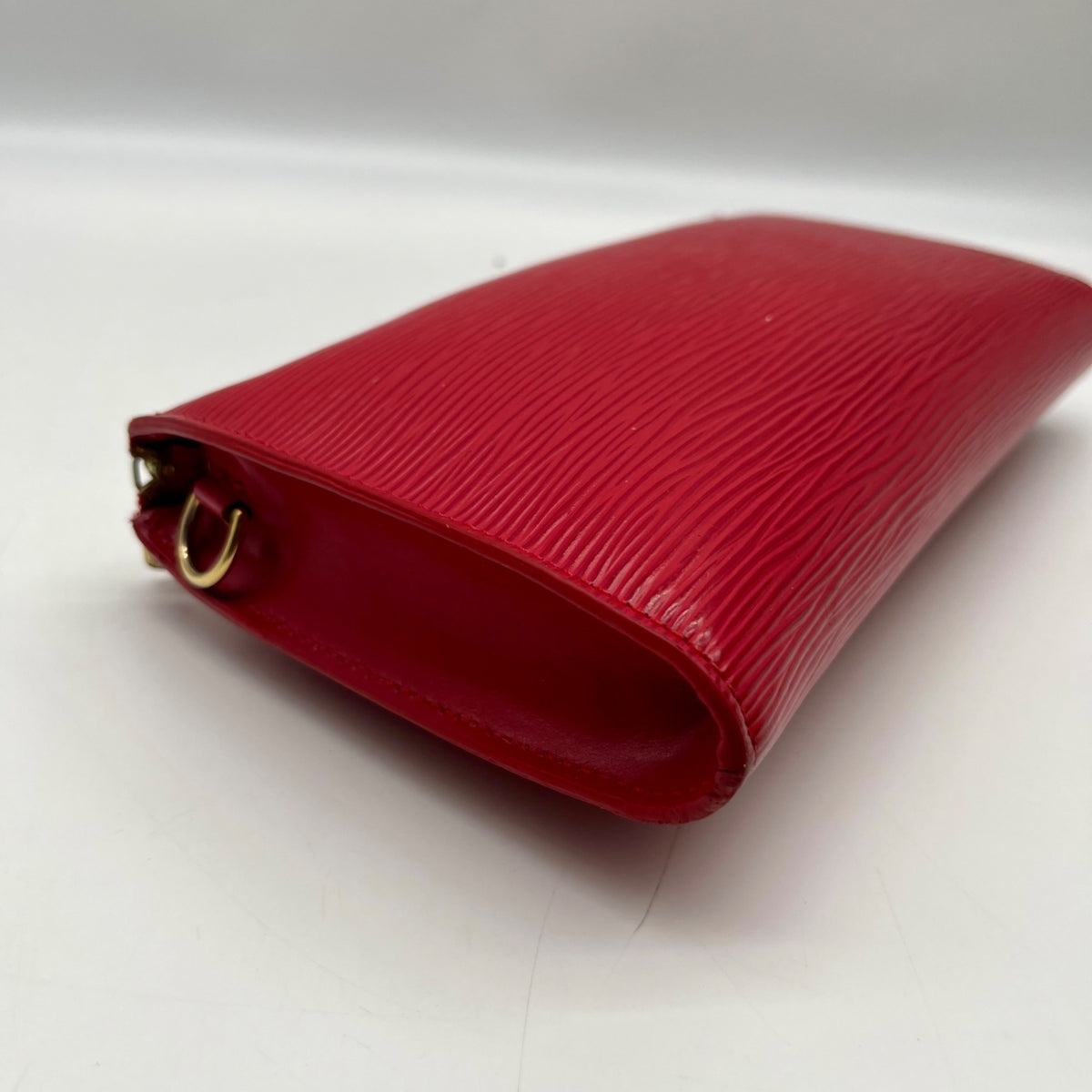 Louis Vuitton Red Leather Epi Pochette Accessorie