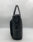 Tumi Black Leather Sinclair Camila Tote Bag