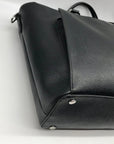 Tumi Black Leather Sinclair Camila Tote Bag