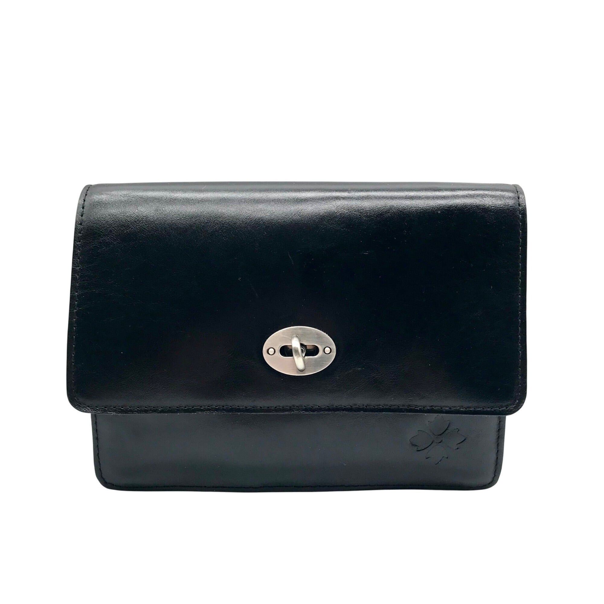 Patricia Nash Black Leather Livana Crossbody Bag