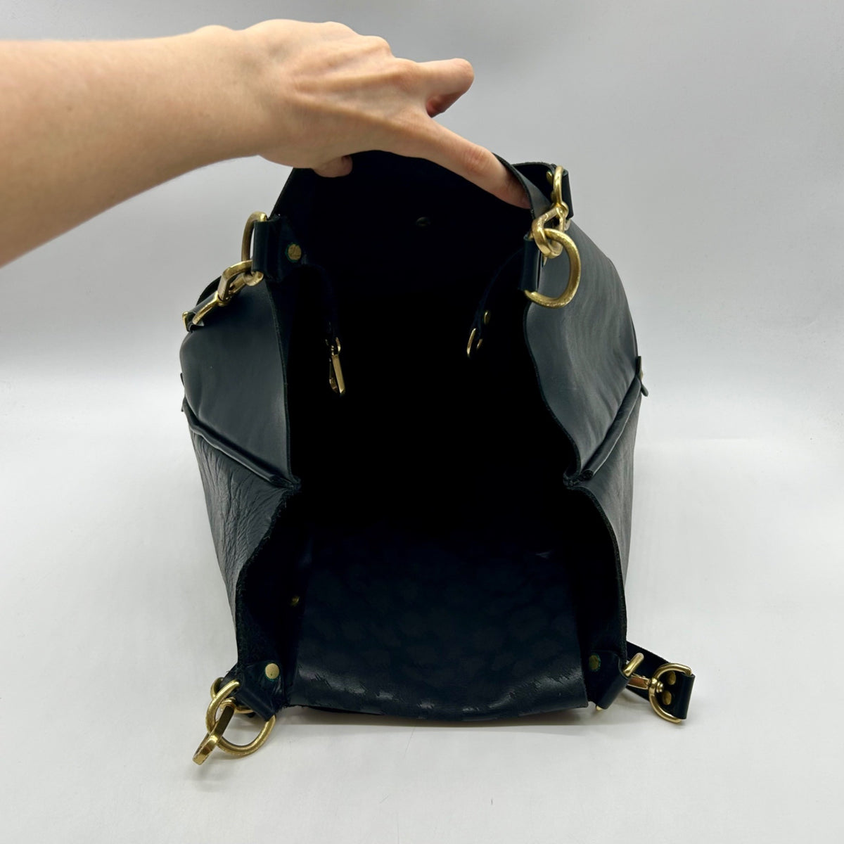 Form Function Form Black Horween Leather Shoulder Bag