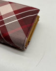 Giani Bernini Plaid Red Framed Indexer Wallet