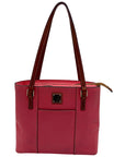 Dooney & Bourke Pink Pebbled Leather Small Shopper Tote Bag