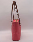 Dooney & Bourke Pink Pebbled Leather Small Shopper Tote Bag