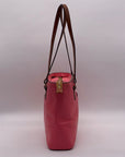 Dooney & Bourke Pink Pebbled Leather Small Shopper Tote Bag