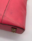 Dooney & Bourke Pink Pebbled Leather Small Shopper Tote Bag