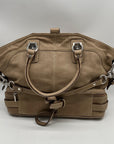 The Real McCoy Tan Leather Tote Bag