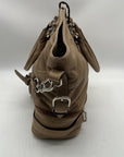 The Real McCoy Tan Leather Tote Bag