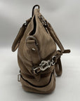 The Real McCoy Tan Leather Tote Bag