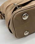 The Real McCoy Tan Leather Tote Bag