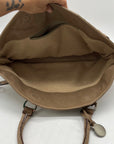 The Real McCoy Tan Leather Tote Bag