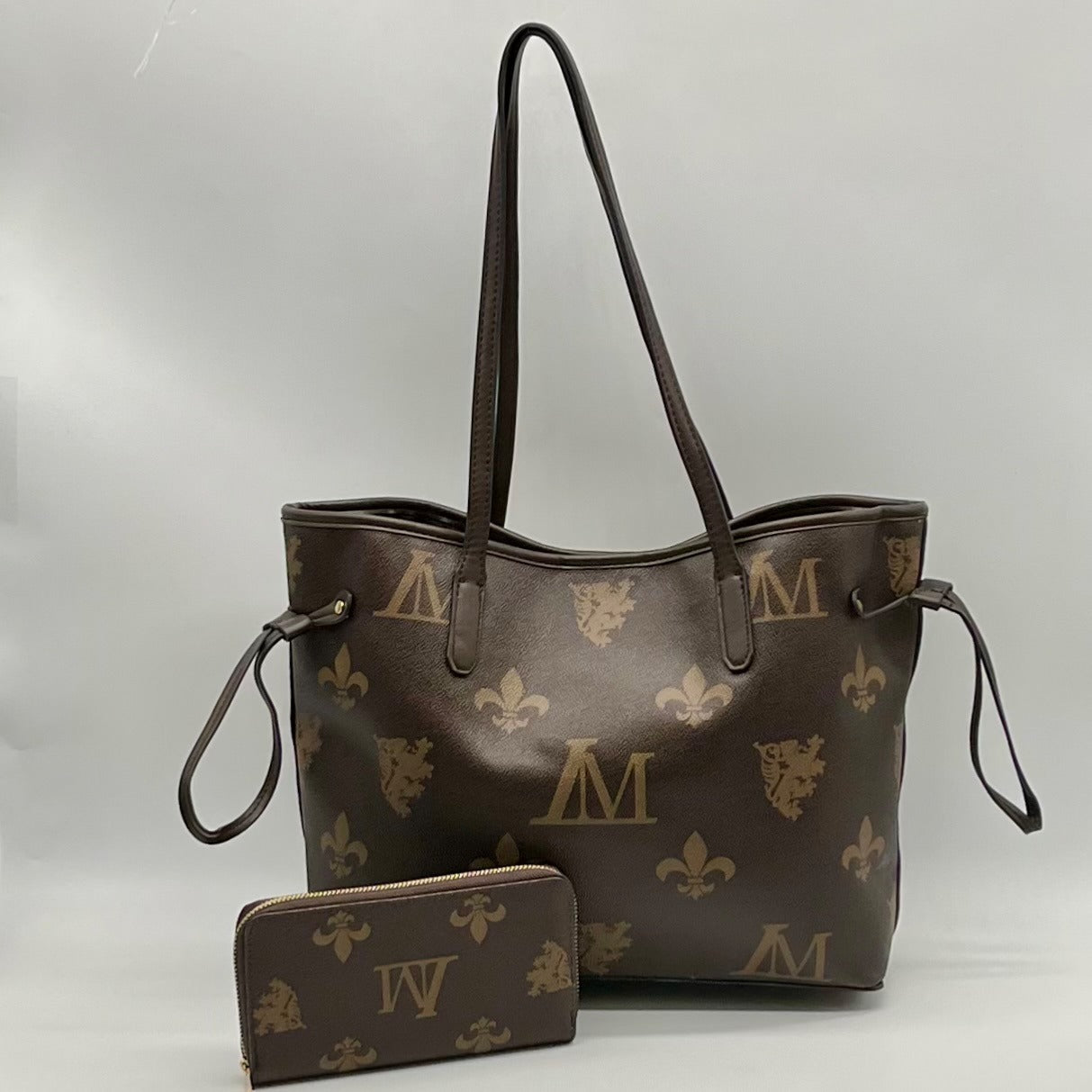 Le Miel Brown FauxLeather Tote Bag