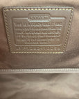 Coach Khaki Signature Canvas Logo Hamptons Stripe Tote Bag 10054