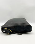 Fossil Black Leather Vintage Crossbody Bag