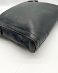 Fossil Black Leather Vintage Crossbody Bag