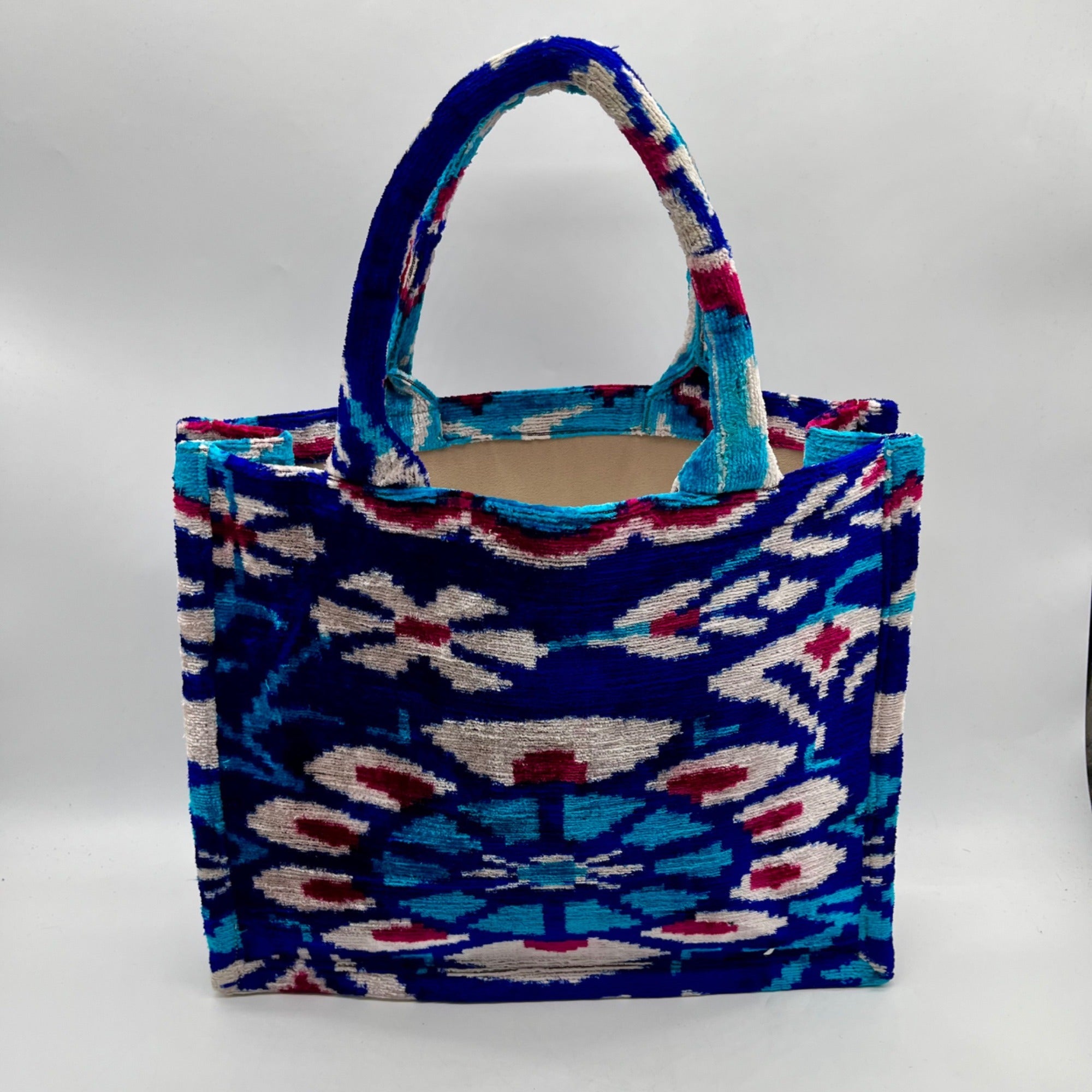 Elysian Colorful Velvet Tote Bag