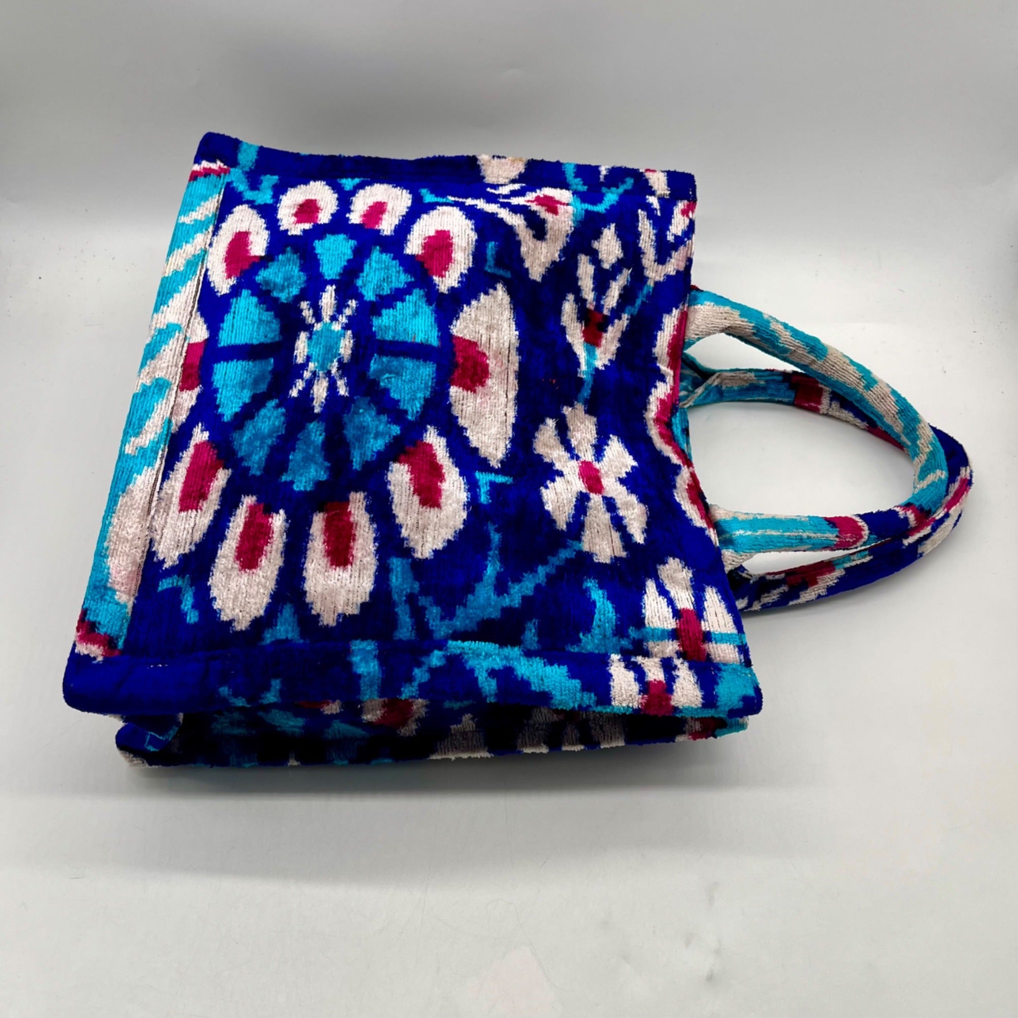 Elysian Colorful Velvet Tote Bag