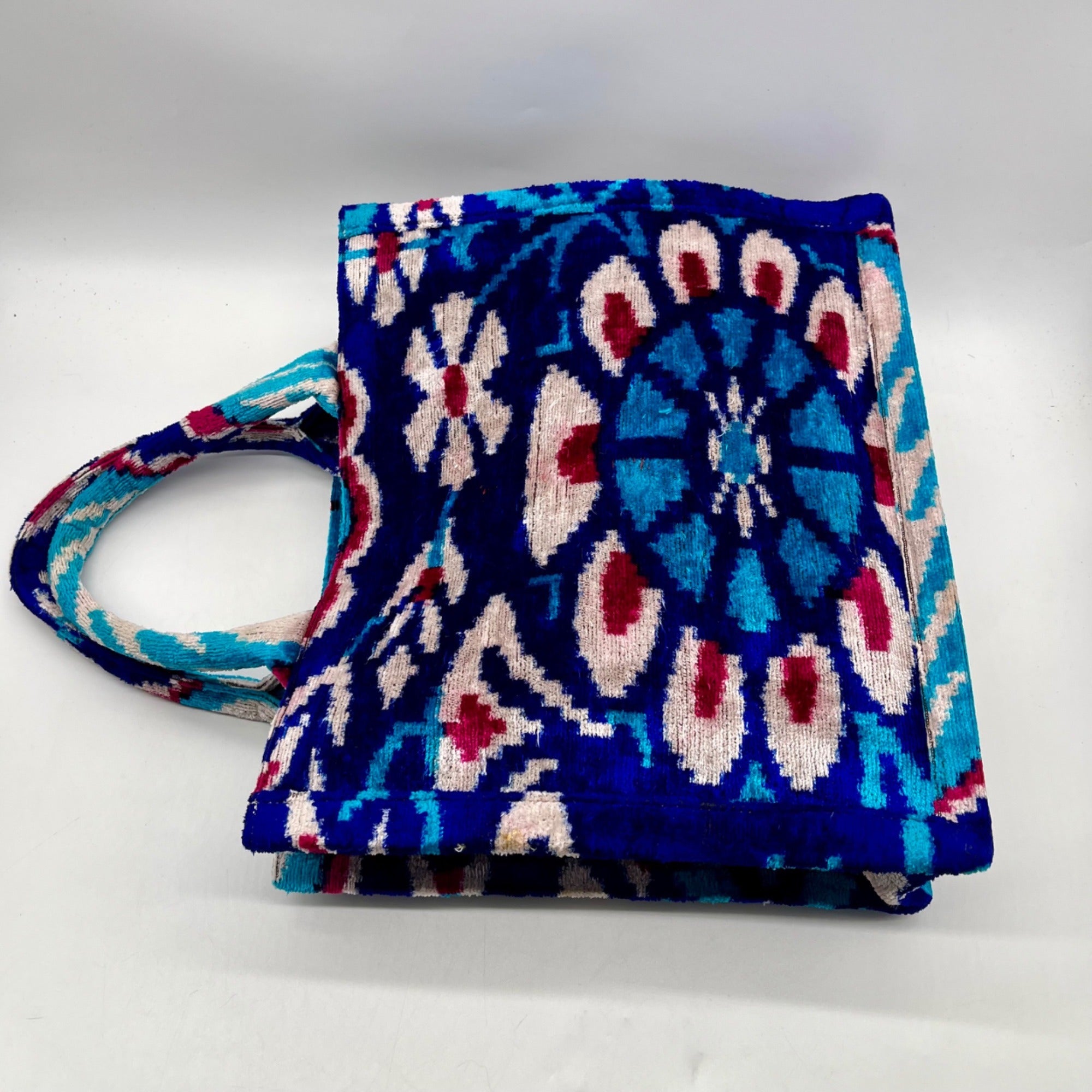 Elysian Colorful Velvet Tote Bag